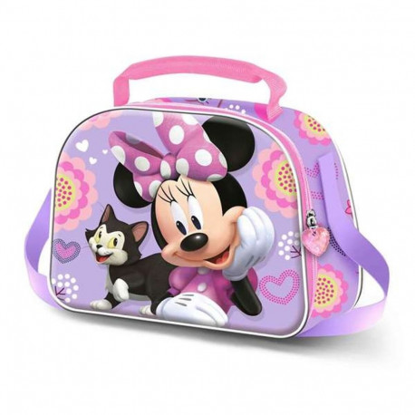 snack bag Minnie Mouse Lilac 20 x 26 x 10 cm