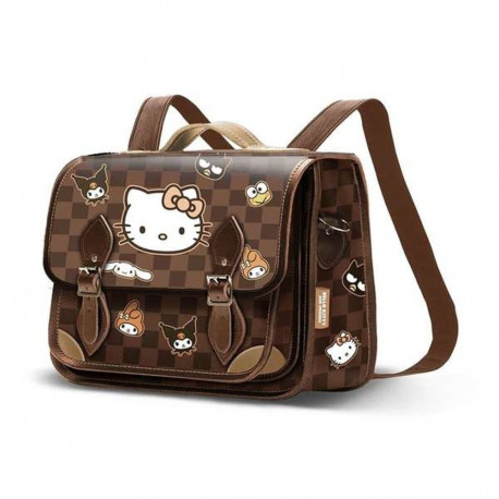 Child bag Hello Kitty Brown 20 X 27 X 11,5 CM