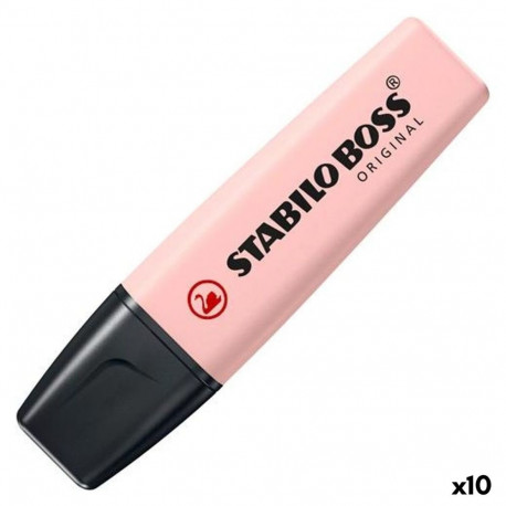 Fluorescent Marker Stabilo NATURECOLORS WILDFLOWE Light Pink (10 Units)