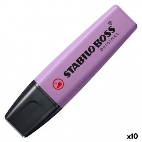 Fluorescent Marker Stabilo NATURECOLORS WILDFLOWE Lilac (10 Units)