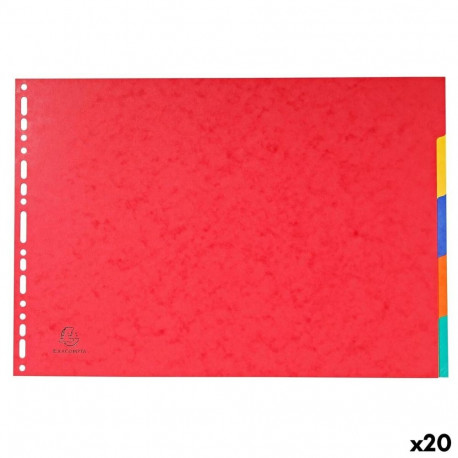 Eraldajad Exacompta Mitmevärviline A3 (20 Ühikut)