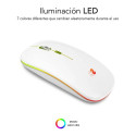 Wireless Bluetooth Mouse Subblim SUBMO-LDFLAT2 White 1600 dpi