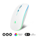 Wireless Bluetooth Mouse Subblim SUBMO-LDFLAT2 White 1600 dpi