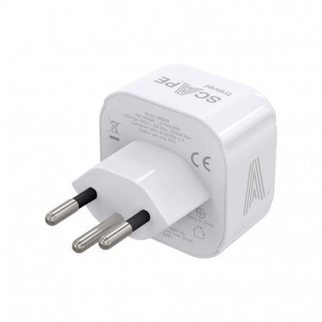 Plug adapter Scape Travel 850CH Plastic