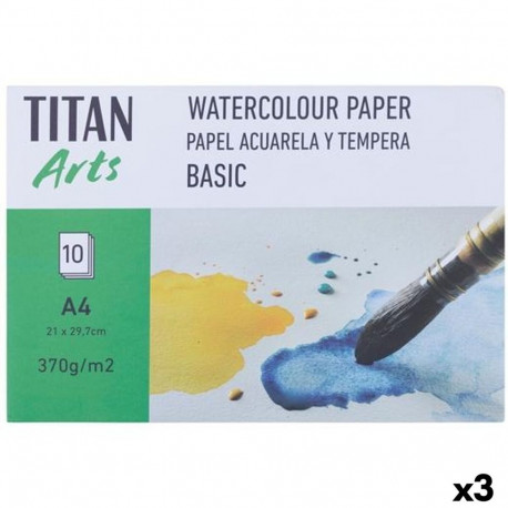Drawing paper Titan Arts BASIC A4 10 Sheets (3 Units)