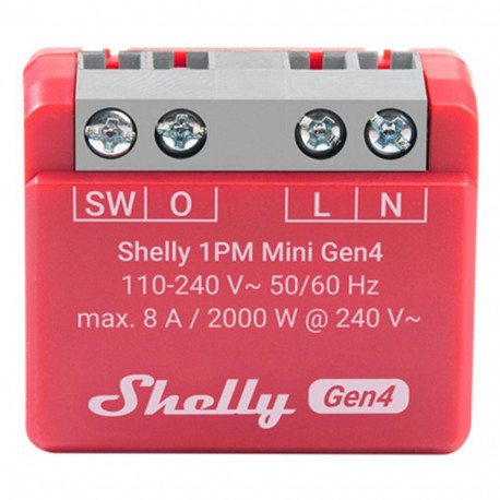 Nutipistik Shelly S4SW-001P8EU Bluetooth Wi-Fi Bluetooth 5.0