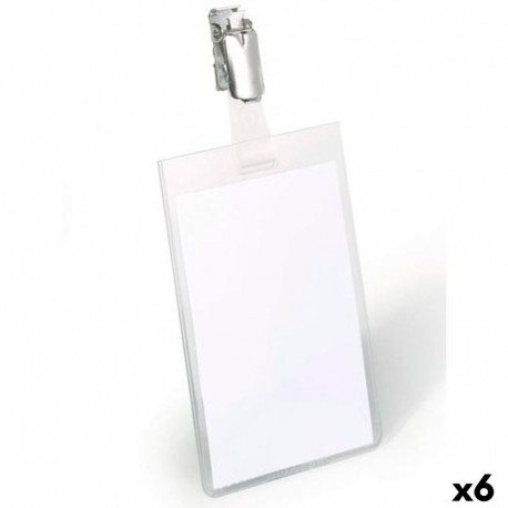 Elektriline Sildimasin Durable Läbipaistev Plastmass 9 x 6 cm 25 Tükid, osad (6 Ühikut)