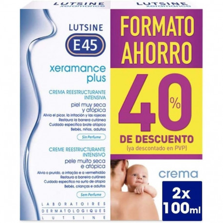 Kehakreem Lutsine E45 XERAMANCE PLUS 100 ml 2 Ühikut