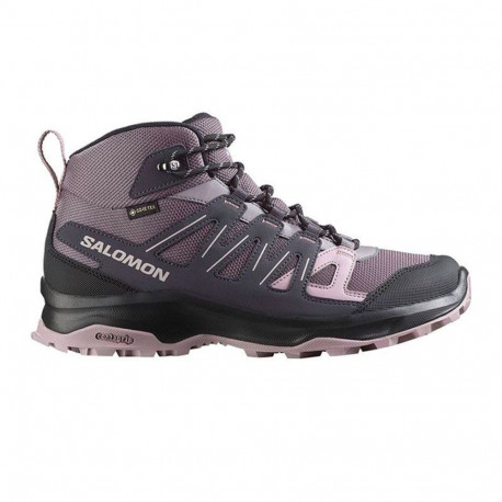 Walking Shoes for Women Salomon Storen Mid GTX Purple - 38 2/3