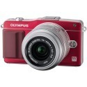 Olympus PEN Mini E-PM2 + 14-42mm II Kit, red