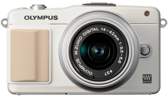 Olympus PEN Mini E-PM2 + 14-42 мм II Kit белый
