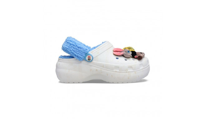 Puukingad Crocs Zootopia Lined Platform Clog W Valge