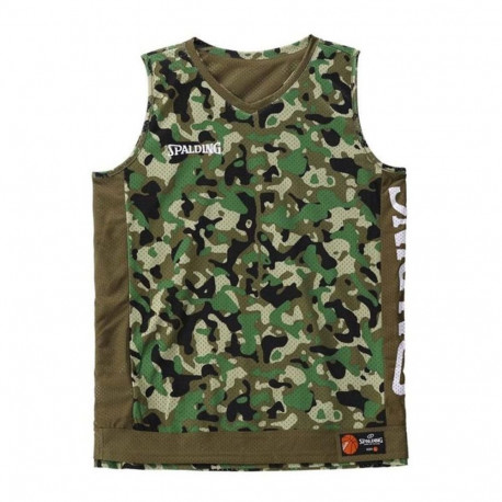 Basketball shirt Spalding Spalding Reversible Green - L