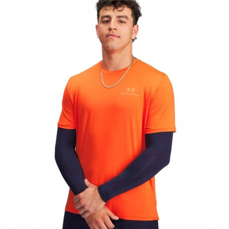Lühikeste Varukatega Spordisärk Under Armour Vanish Energy Ss Oranž