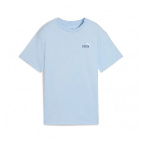 Child's Short Sleeve T-Shirt Puma Essentials 2 Color Blue Sky blue - 9-10 Years