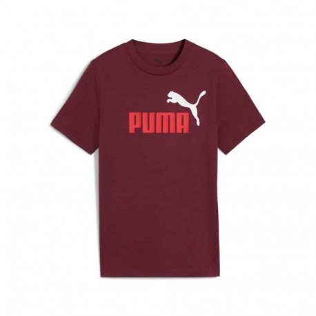 Laste Lühikeste varrukatega T-särk Puma Essentials 2 Color No.1 Kastanpruun - 15-16 aastat