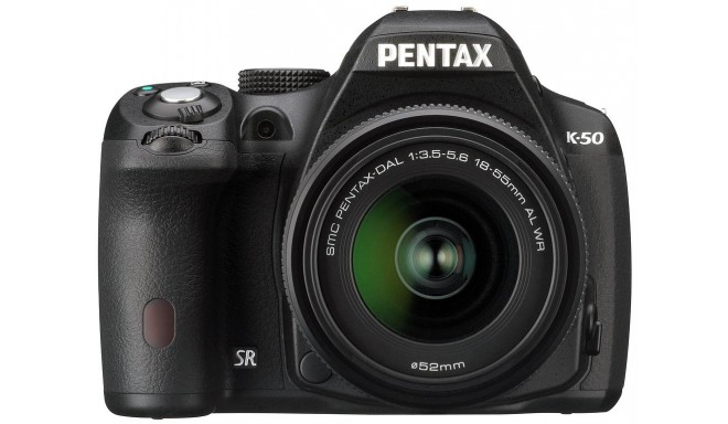 Pentax K-50 + 18-55mm WR Kit, black