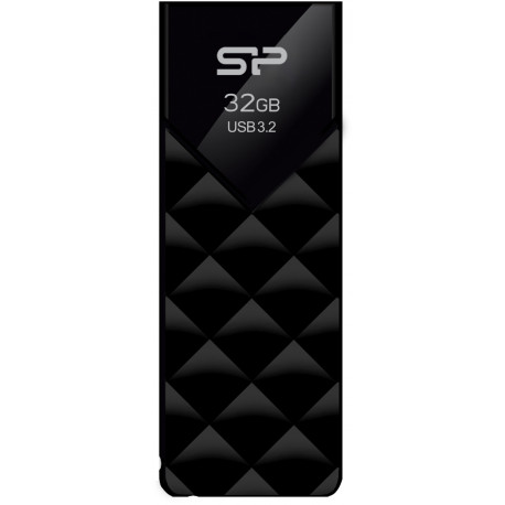 Silicon Power mälupulk 32GB Blaze B03 USB 3.2, must (avatud pakend)