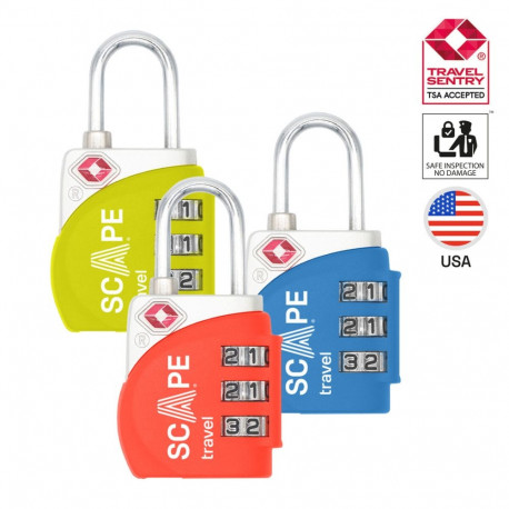 Combination padlock Scape Travel TSA-009