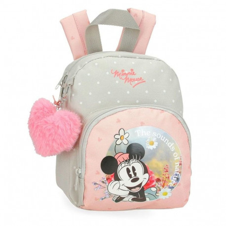 School Bag Disney Minnie Mouse Wild Nature Light Green
