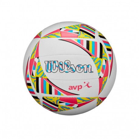 Beach Volleyball Ball Wilson Avp Movement Vb New Yellow White Rose TPU