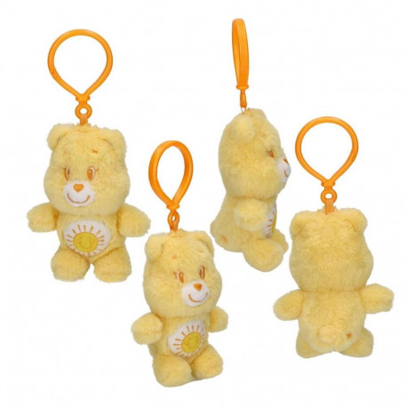 Cuddly Toy Keyring Care Bears Yellow