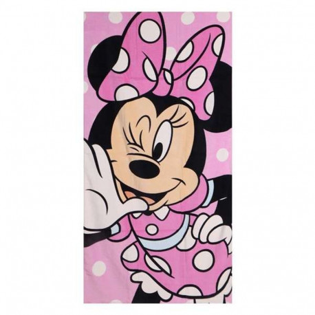 Beach Towel Minnie Mouse Pink 70 x 140 cm