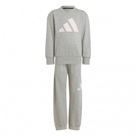 Children’s Tracksuit Adidas Lk Bl French Terry Jog Grey - 7-8 Years