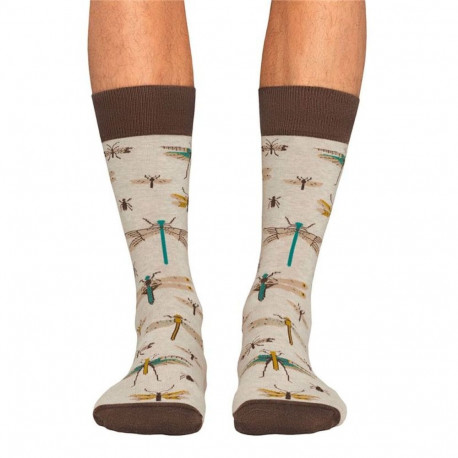 Socks Jimmy Lion Insects Beige