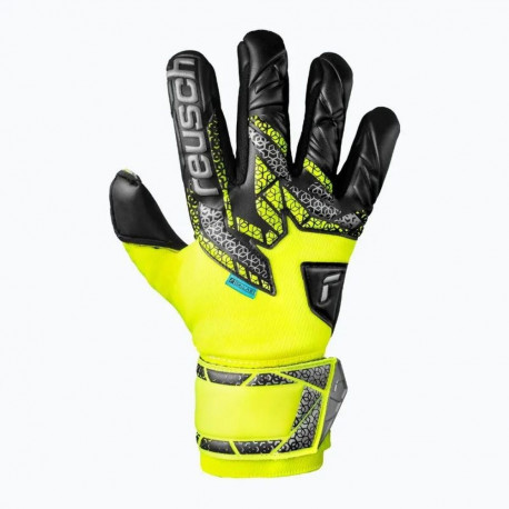 Goalkeeper Gloves Reusch Attrakt Duo safe Yellow Adults - 10