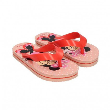 Flip Flops for Children Minnie Mouse Coral - 26-27
