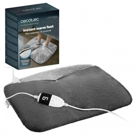 Cecotec HeatConfort Foot Warmer Deluxe 55x45cm, 55W, 6 temps, grey, polyester