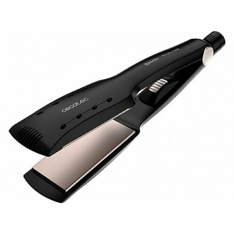 Cecotec Hair Straightener Bamba RitualCare 900 Max titanium 43W wide plates Wet&Dry black