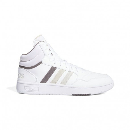 Meeste Jooksukingad Adidas Hoops 3.0 Mid Valge