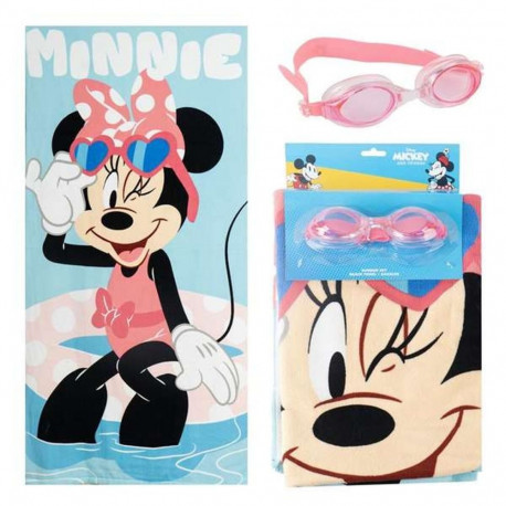 Beach Towel Minnie Mouse Blue
