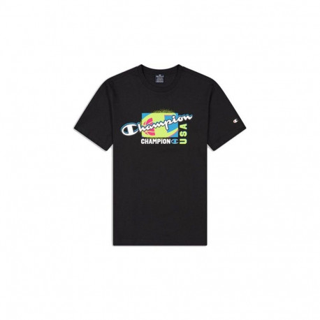 Lühikeste varrukatega T-särk, meeste Champion Must - L