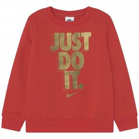 Kapuutsita dressipluus tüdrukutele Nike Gifting Punane