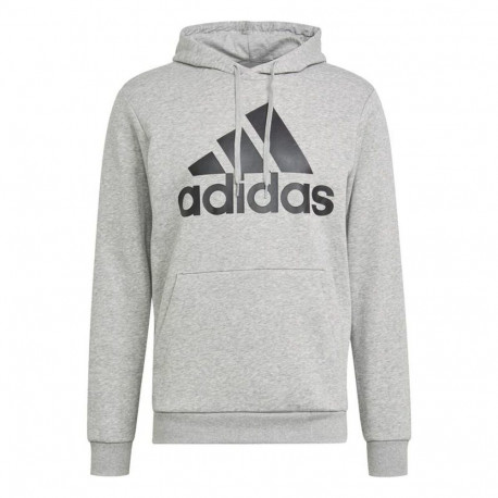 Dressipluus kapuutsiga, meeste Adidas Essentials Fleece Big Logo Helehall