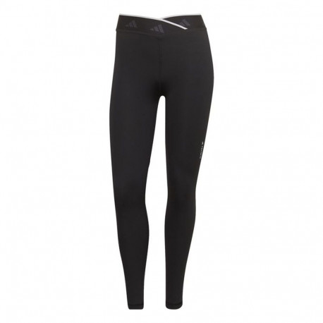 Long Sports Trousers Adidas Black Lady