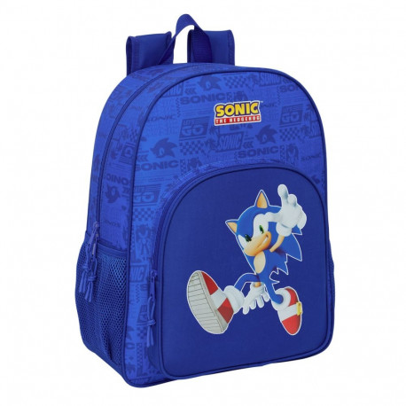 Kooliseljakott Sonic Sinine 33 x 42 x 14 cm