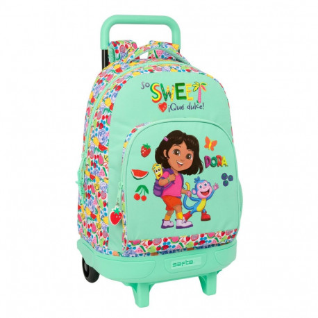 School Bag Dora Turquoise 33 x 45 x 22 cm