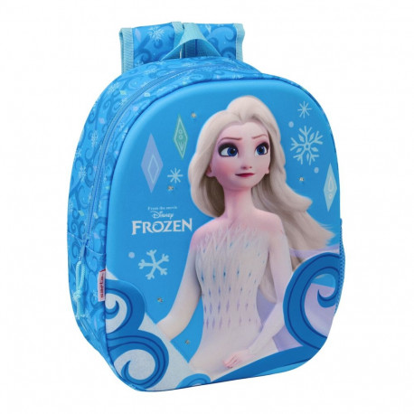 School Bag Frozen Blue 27 x 33 x 10 cm