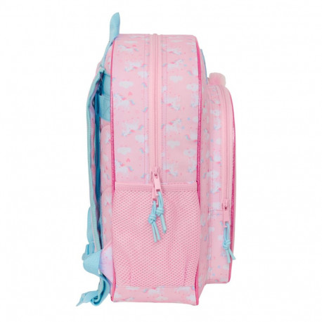 Kooliseljakott Glow Lab Roosa 32 x 38 x 12 cm