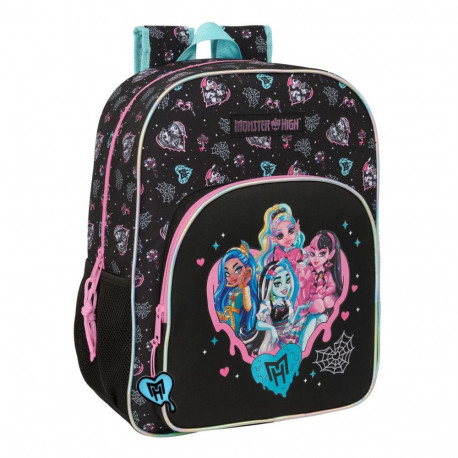 Kooliseljakott Monster High Must 33 x 42 x 14 cm