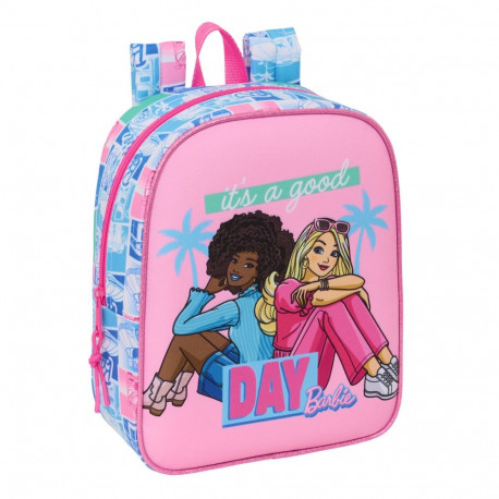 School Bag Barbie Multicolour 22 x 27 x 10 cm
