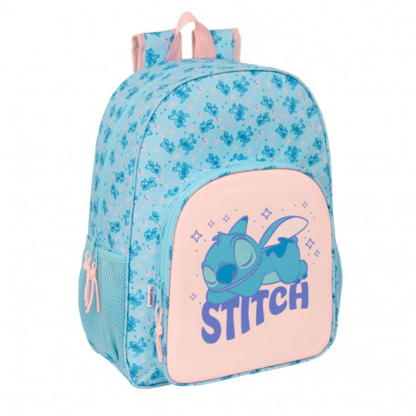 School Bag Lilo & Stitch Ohana Blue 33 x 42 x 14 cm
