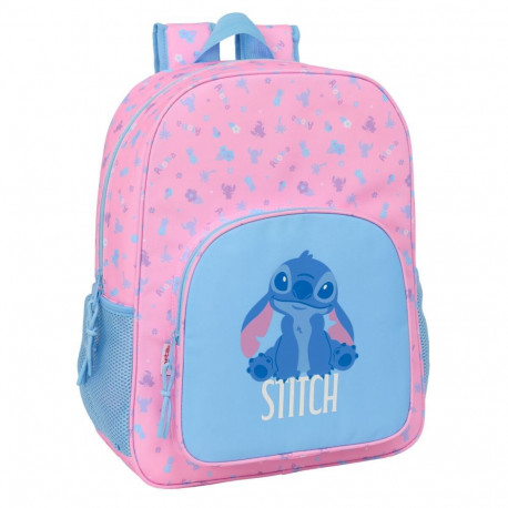School Bag Lilo & Stitch Bright Pink 33 x 42 x 14 cm