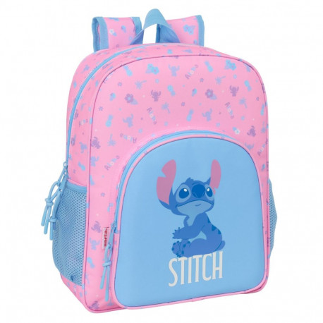 School Bag Lilo & Stitch Bright Pink 32 x 38 x 12 cm