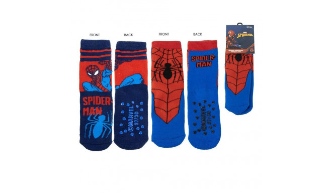 Non-slip Socks Spider-Man Multicolour