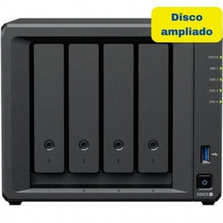 NAS Võrgusalvesti Synology DS925+ 16TB Must Intel Celeron